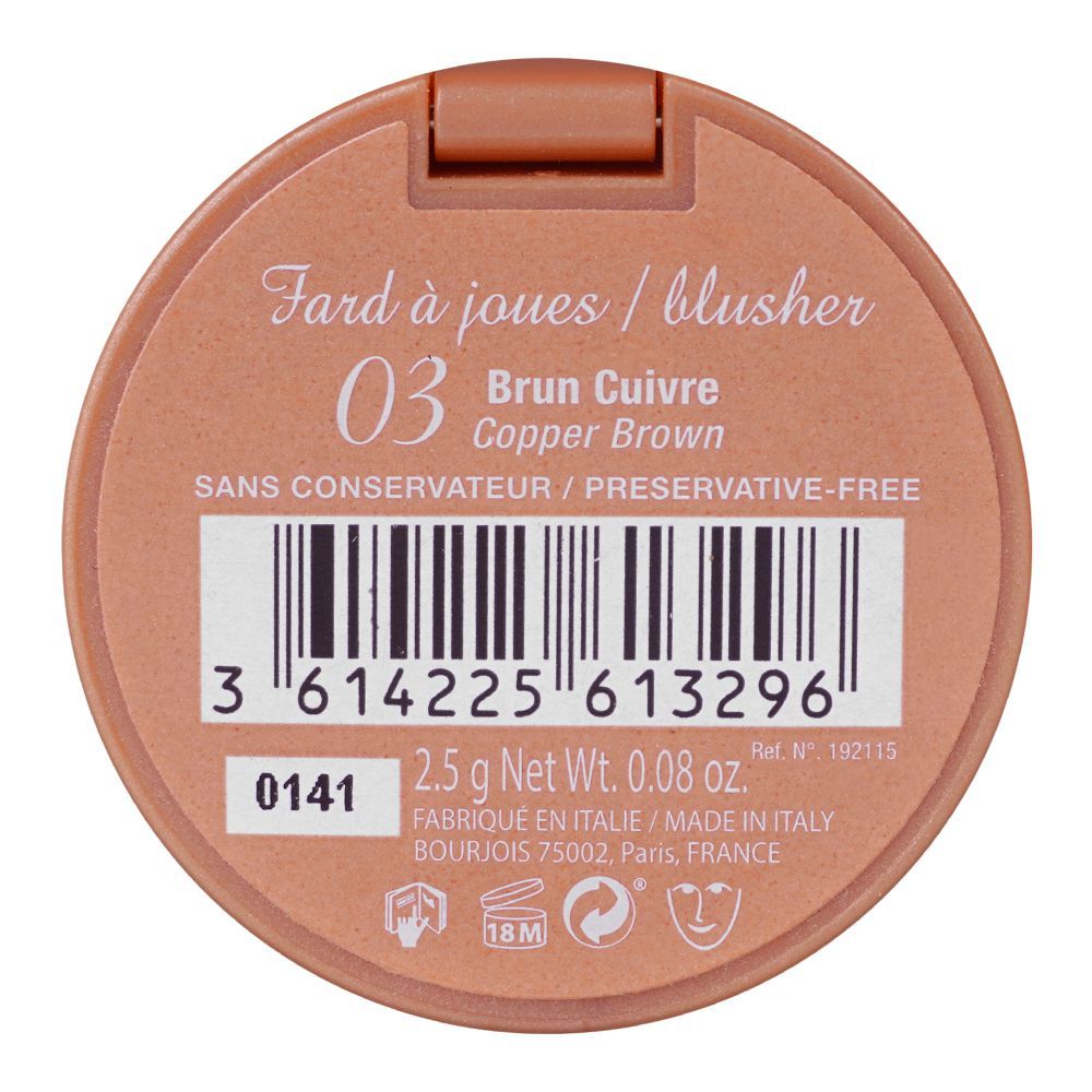 Bourjois Little Round Pot Blusher – 3 Brun Cuivre – 2.5g