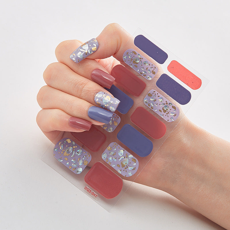Butterfly Laser Nail Stickers – Holographic Nail Art Decals
