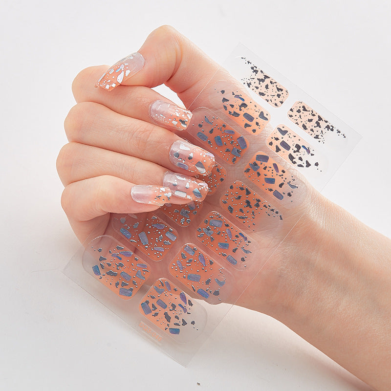 Butterfly Laser Nail Stickers – Holographic Nail Art Decals