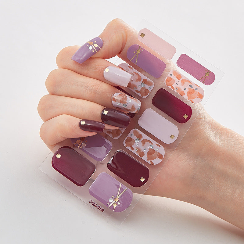 Butterfly Laser Nail Stickers – Holographic Nail Art Decals