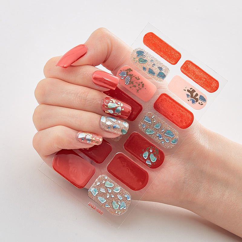 Butterfly Laser Nail Stickers – Holographic Nail Art Decals