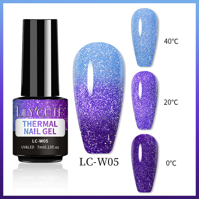 Colour Changing Thermal Gel Nail Polish – Temperature Reactive