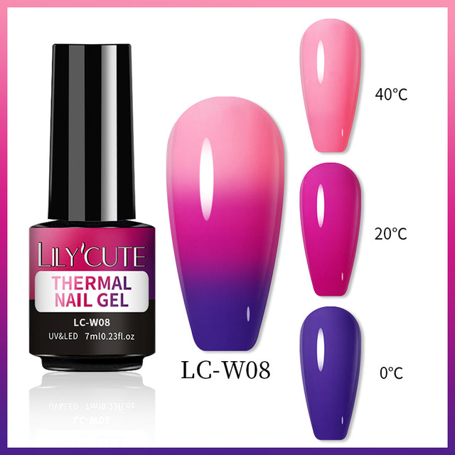 Colour Changing Thermal Gel Nail Polish – Temperature Reactive