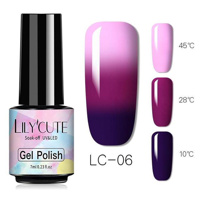 Colour Changing Thermal Gel Nail Polish – Temperature Reactive