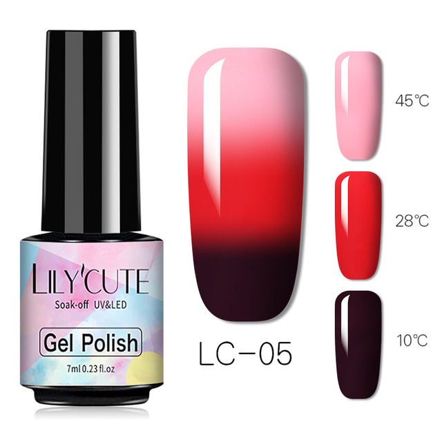 Colour Changing Thermal Gel Nail Polish – Temperature Reactive