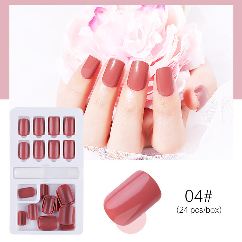 Reusable Stick-On Press-On Nails – Multi-Colour Set