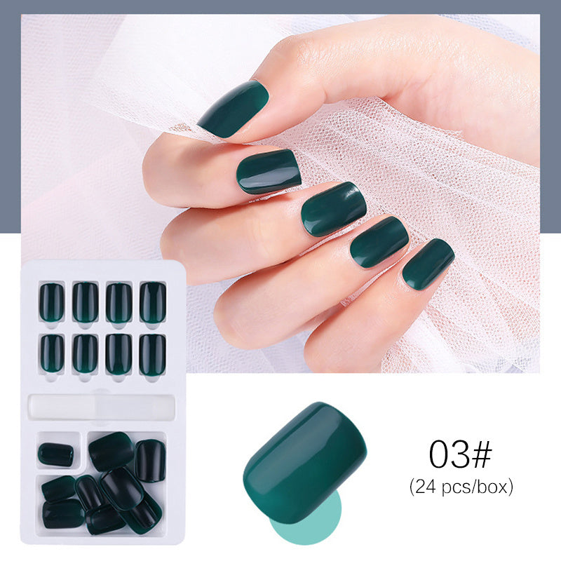 Reusable Stick-On Press-On Nails – Multi-Colour Set