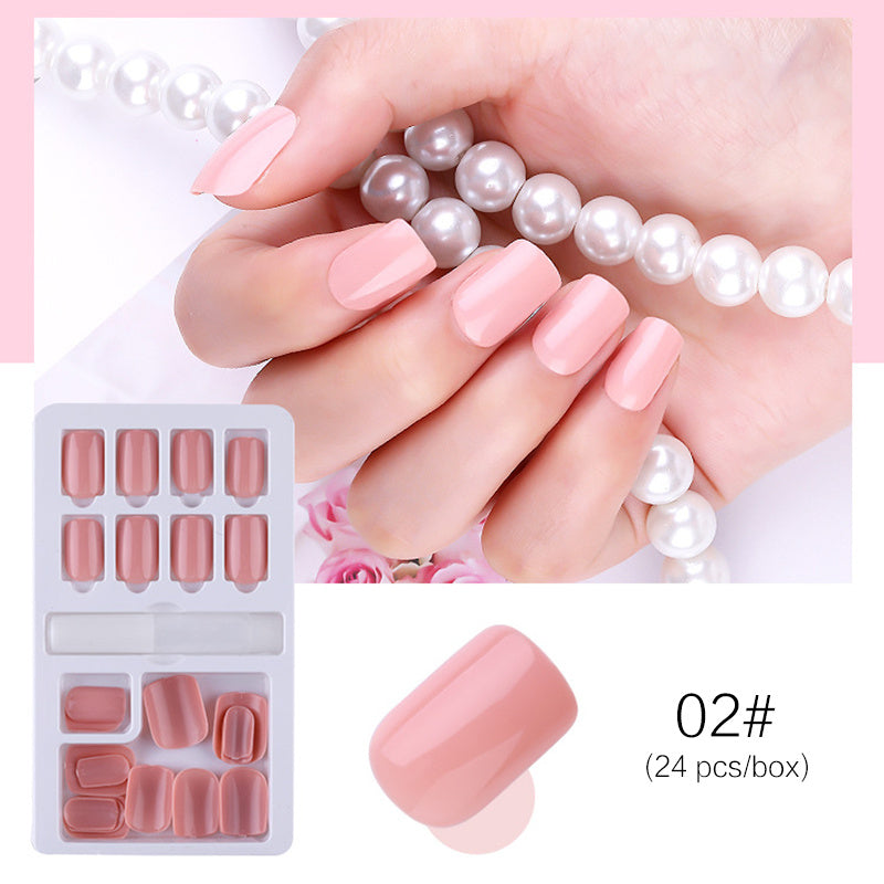 Reusable Stick-On Press-On Nails – Multi-Colour Set