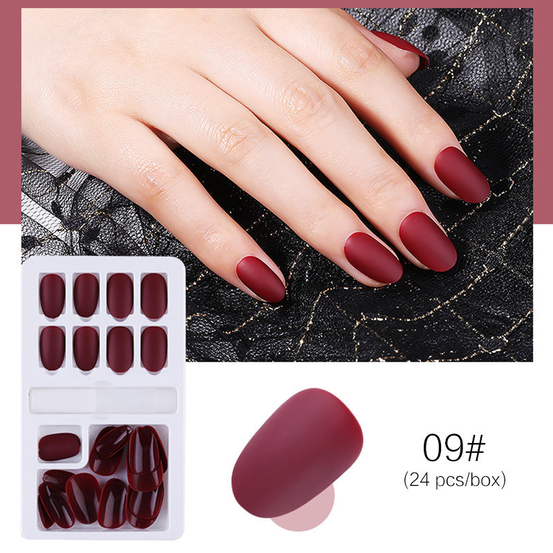 Reusable Stick-On Press-On Nails – Multi-Colour Set