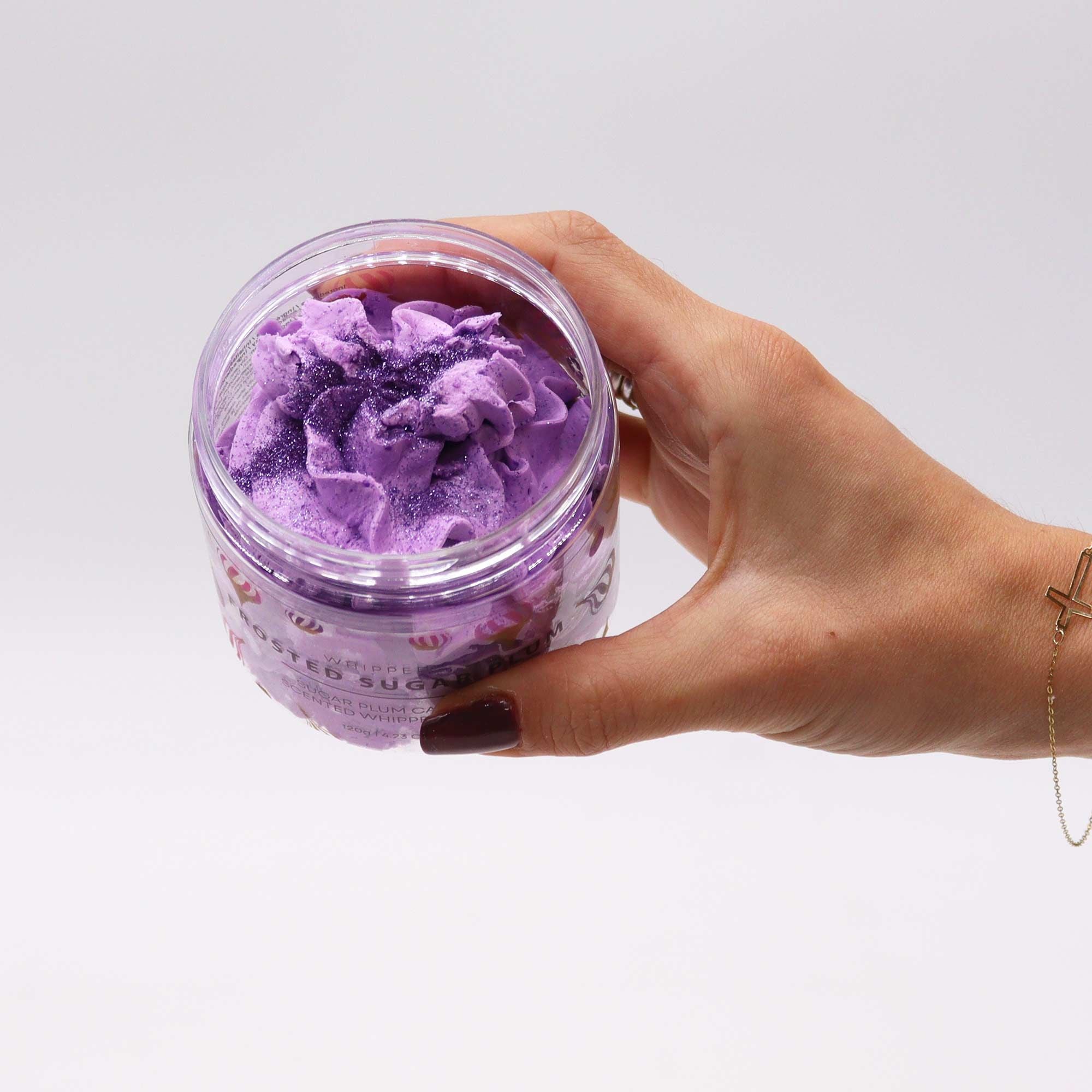 Frosted Sugar Plum Whipped Soap 120G-4