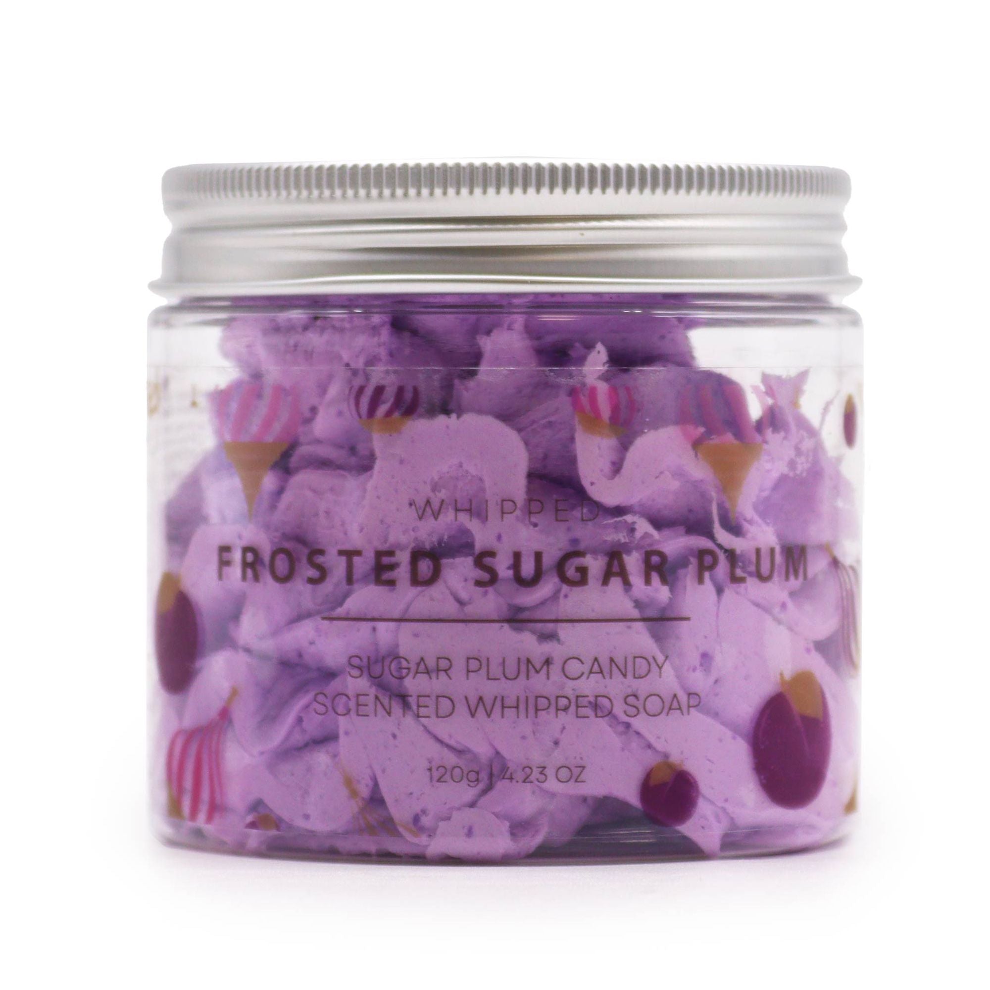 Frosted Sugar Plum Whipped Soap 120G-0