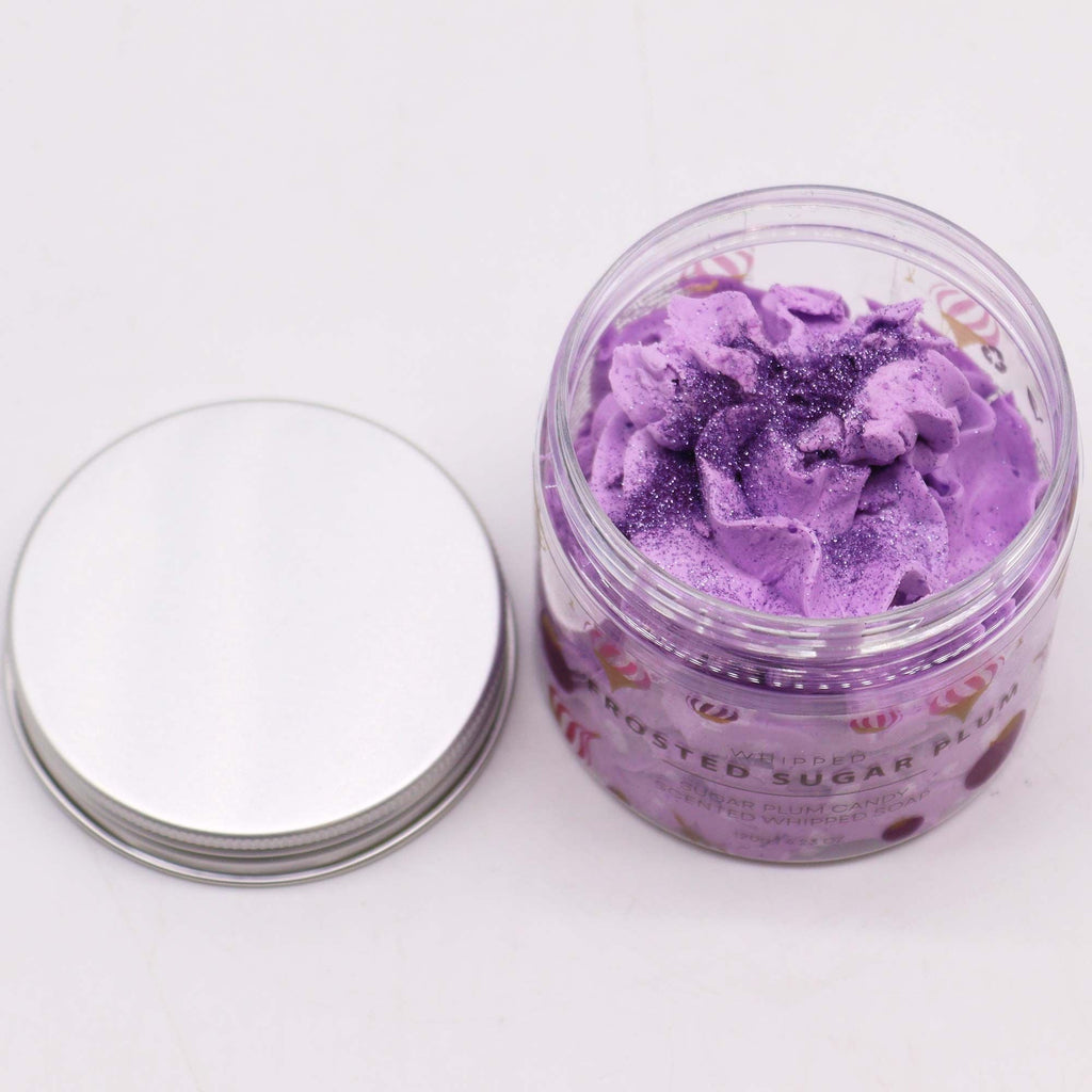 Frosted Sugar Plum Whipped Soap 120G-1