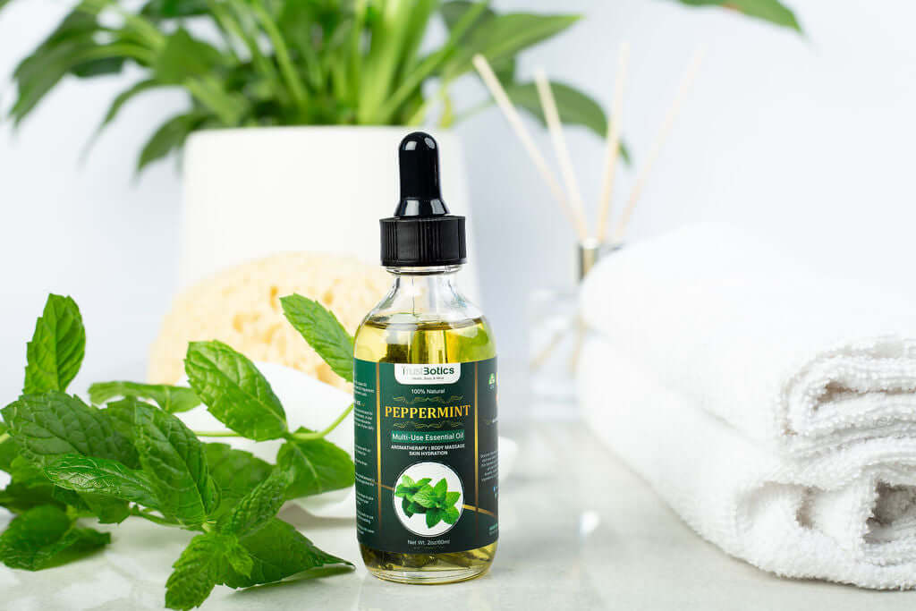 TrustBotics Peppermint Essential Oil – Fresh Energy Ritual – 60ml