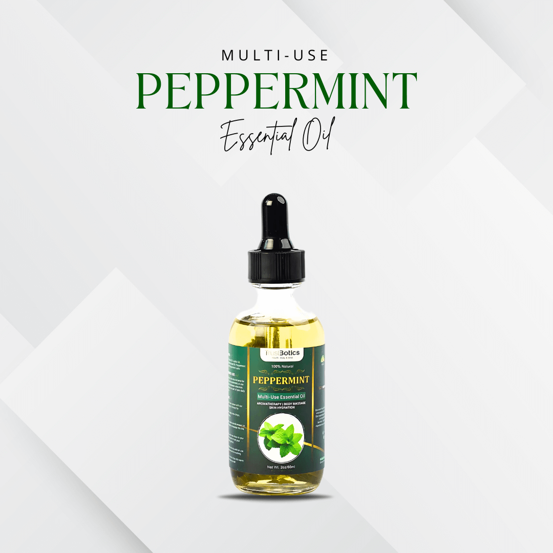 TrustBotics Peppermint Essential Oil – Fresh Energy Ritual – 60ml
