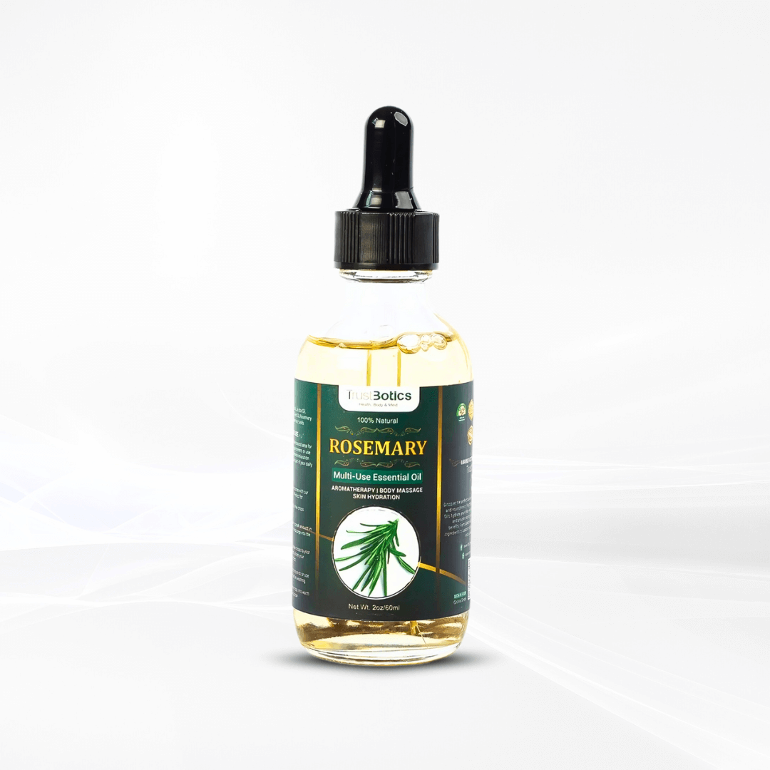 TrustBotics Rosemary Essential Oil – Herbal Hair Growth Ritual – 60ml